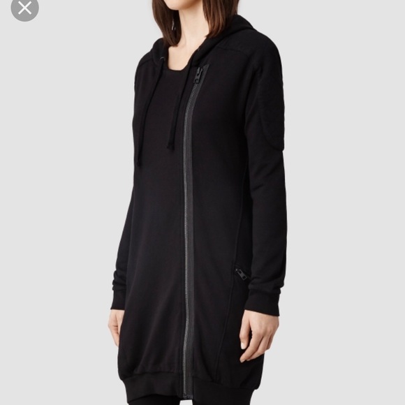 black all saints hoodie